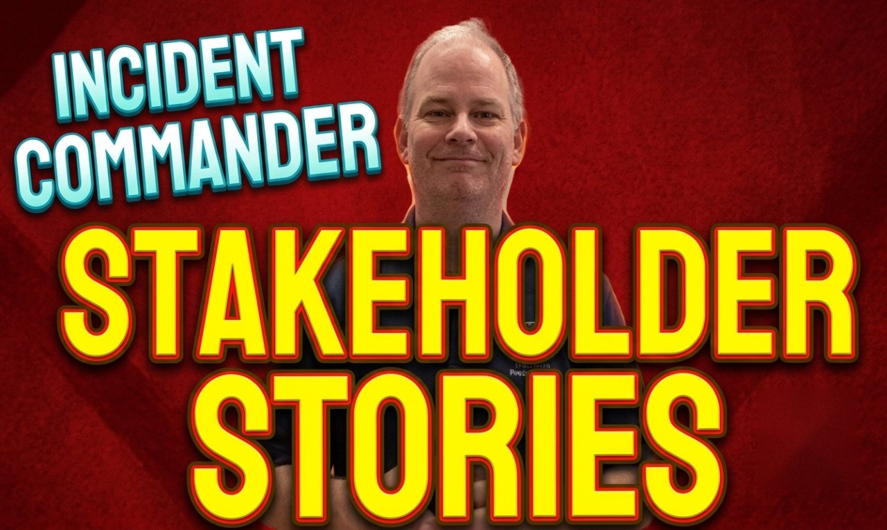 Incident Commander Stakeholder Stories